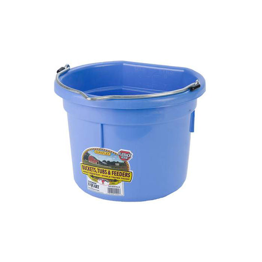 Miller Flat Back Plastic Bucket