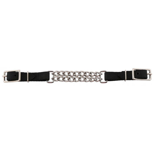 Double Chain Nylon Curb Chain - Black