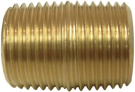 1/2 IPT Close Brass Nipple