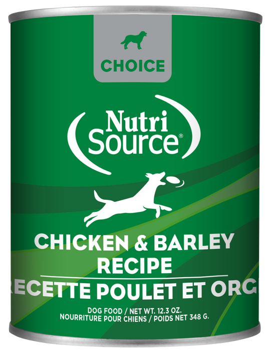Choice Chicken and Barley Dog Cans