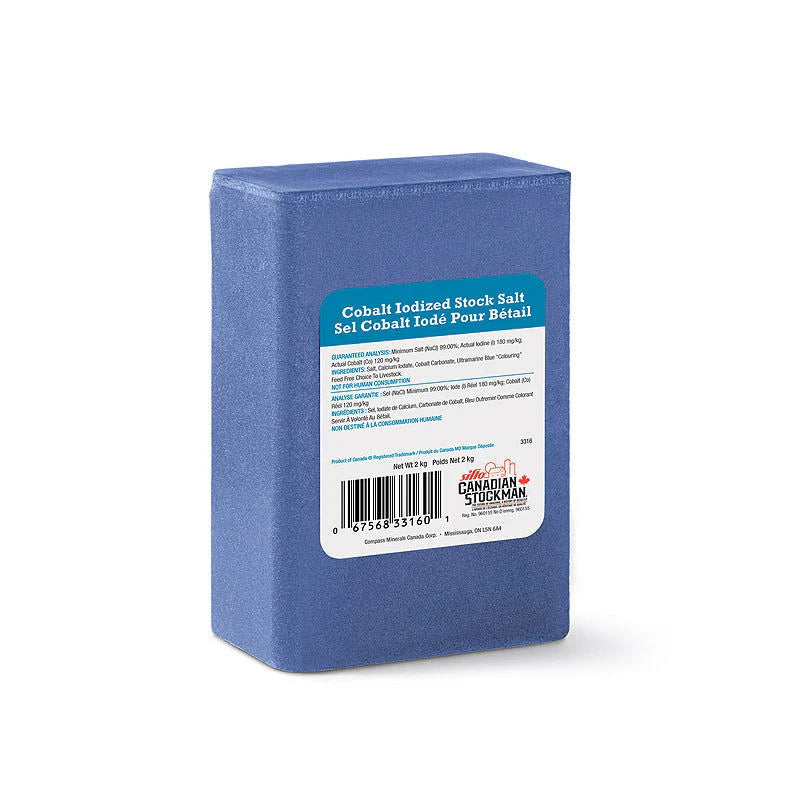 Cobalt Iodized Salt Lick - 2kg