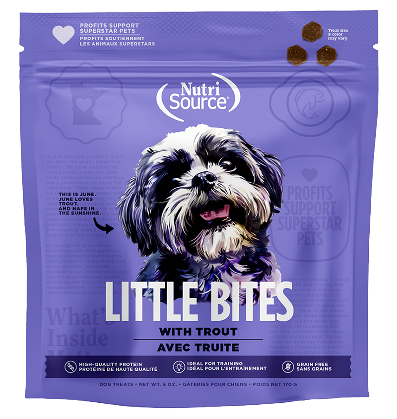 Nutri Source Grain Free Little Bites with Trout - 6oz