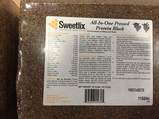 SweetLix All-in-One Sheep & Goat - 33lb