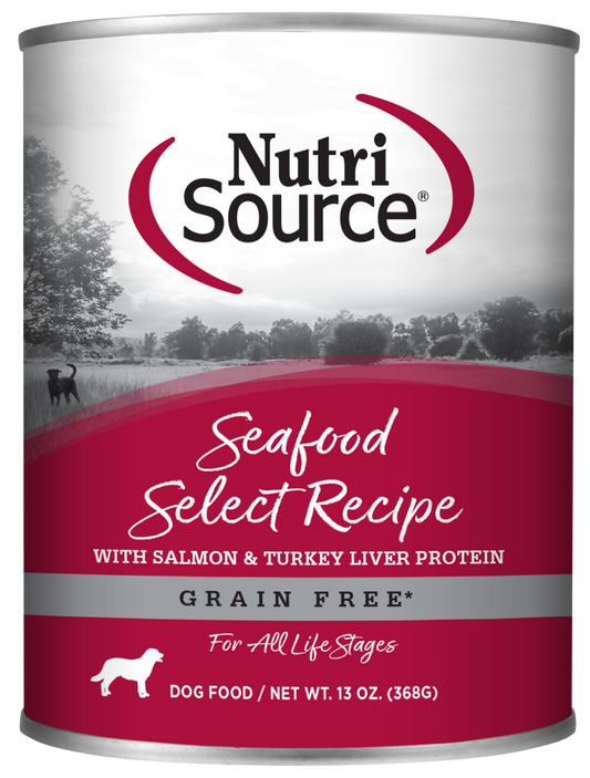 Nutri Source Grain Free Seafood Select Dog Cans