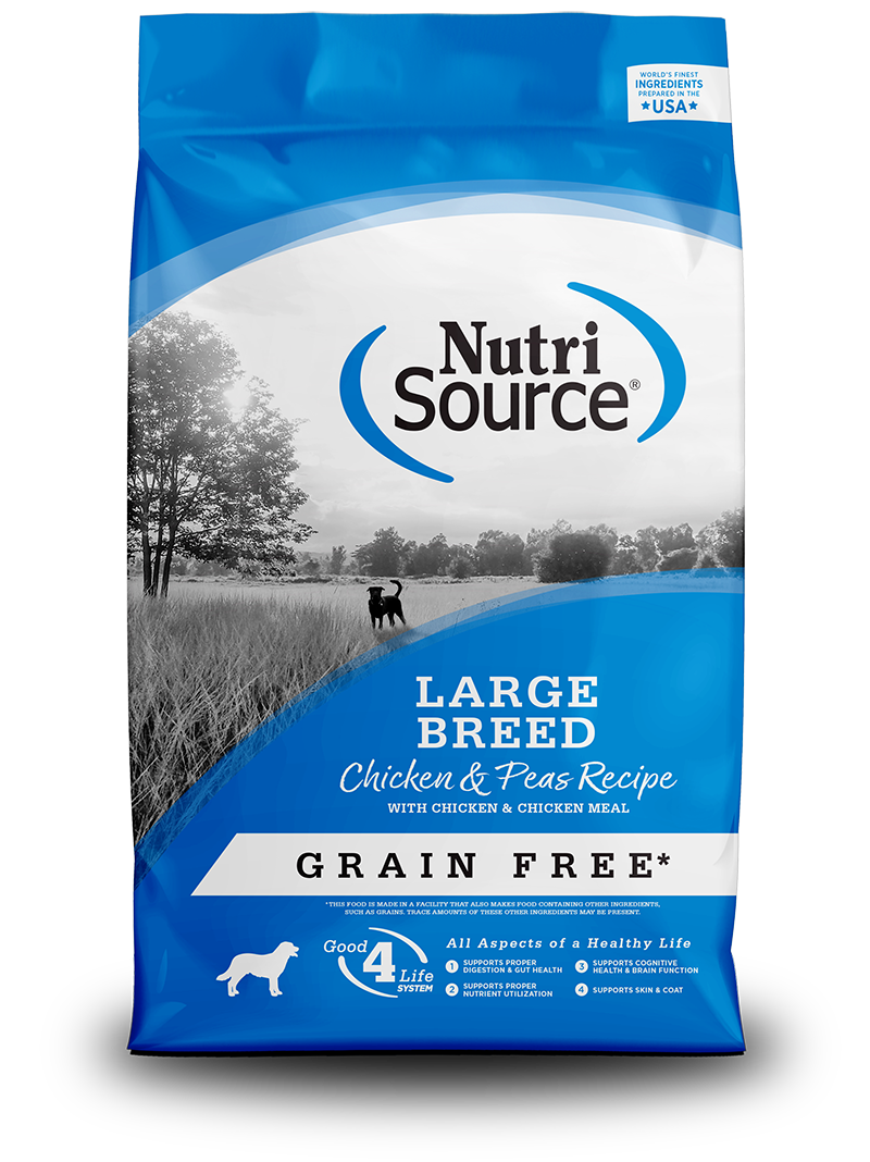 Nutri Source Grain Free Large Breed Adult Chicken - 26lb