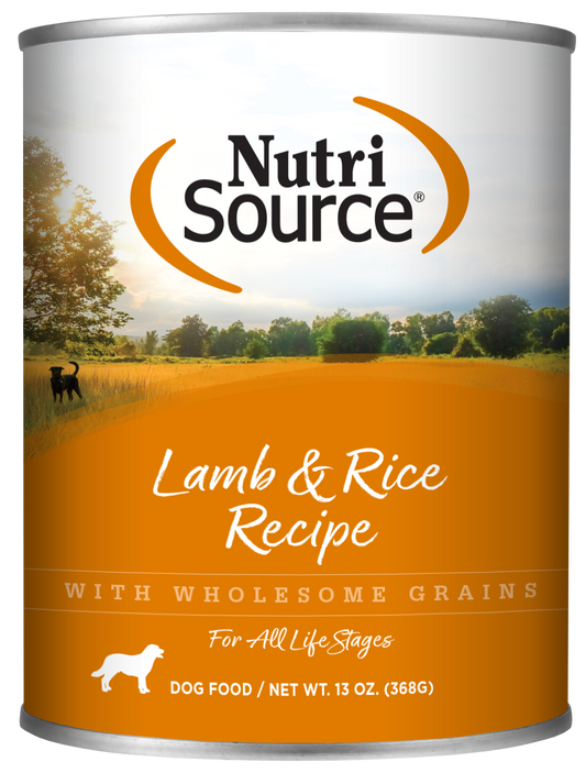 Nutri Source Lamb & Rice Dog Cans