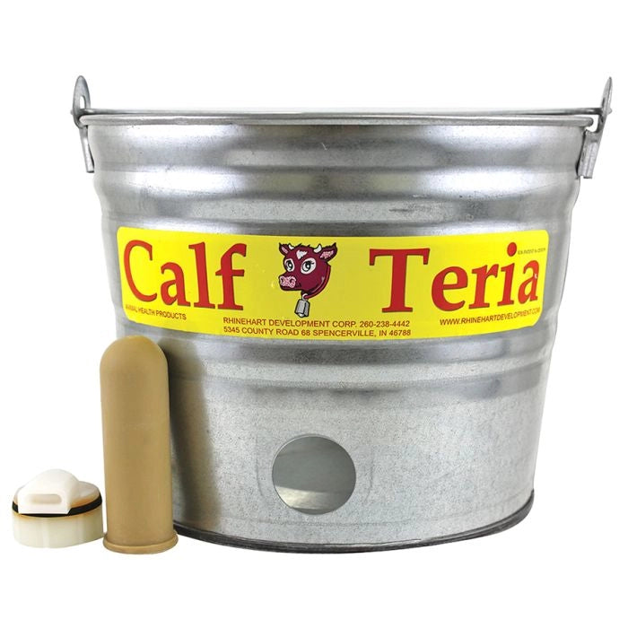 Calf-Teria Galvanized Calf Bucket