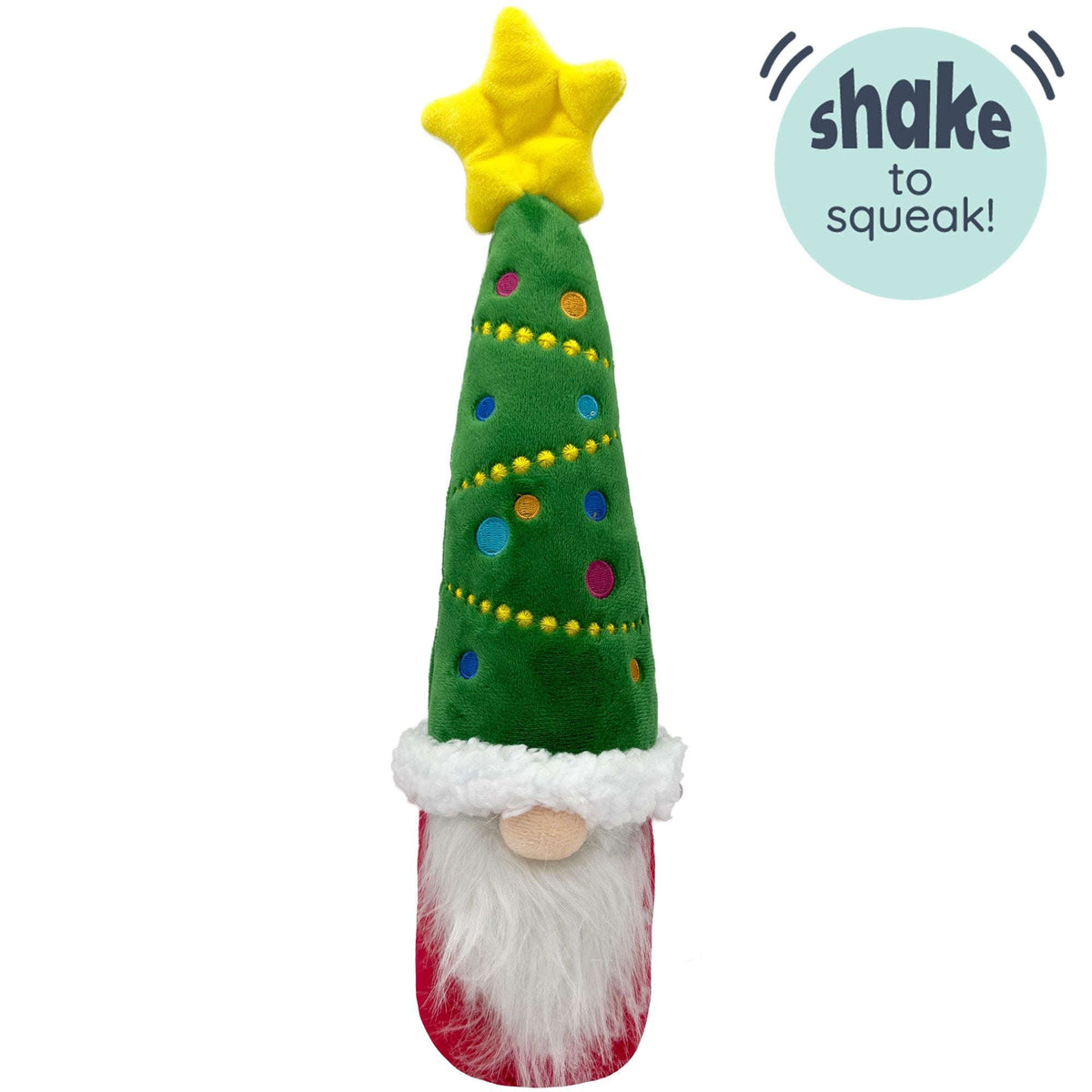 Fetchies Lets Get Lit Gnome Dog Toy
