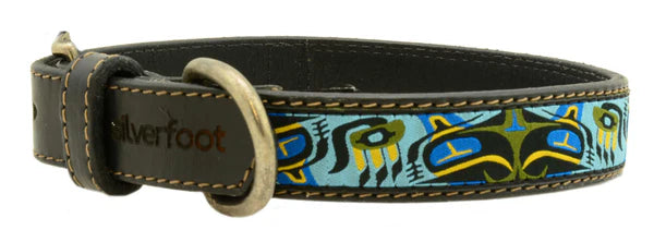 Dog Leather Collar - Medium 1" Width