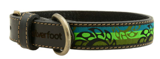 Dog Leather Collar - Medium 1" Width