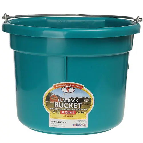 Miller Flat Back Plastic Bucket