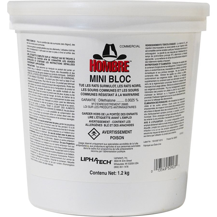 Hombre Rodenticide Mini Blocks