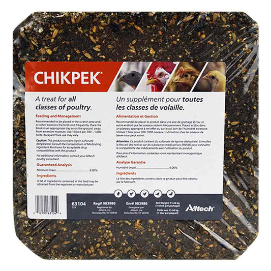 Chik Pek Block - 25lb