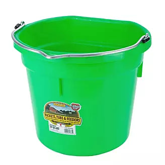 Bucket - Flat Back Plastic - 20qt