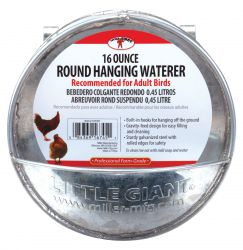 Miller Galvanized Round Hanging Waterer