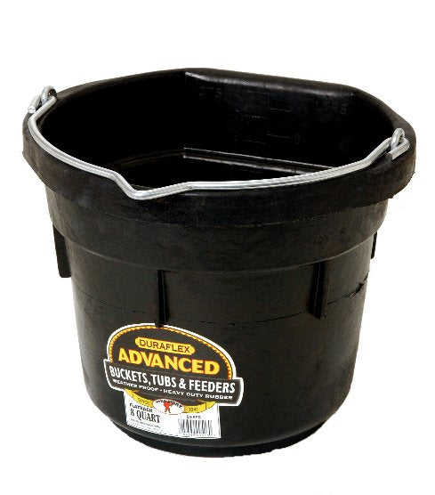 Rubber Flat Back Bucket