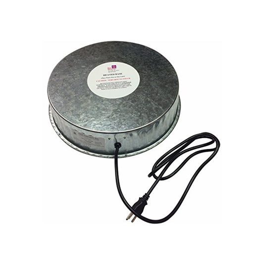 Heated Galvanized Base - 125watt