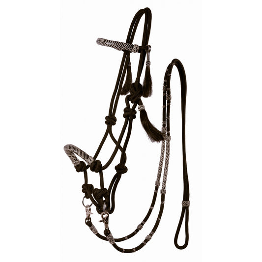 Country Legend Rope Bridle w. Reins