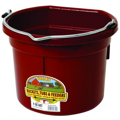 Miller Flat Back Plastic Bucket