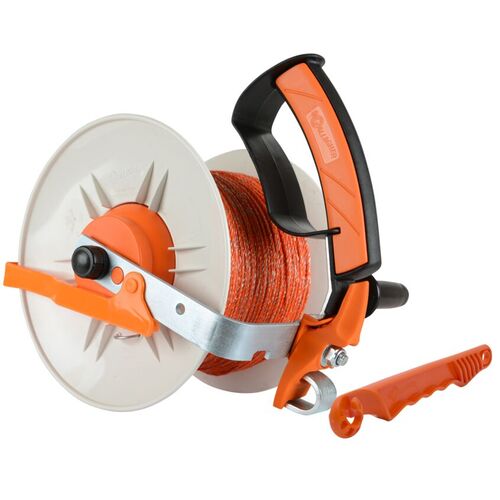 Geared Reel Pre wound with Orange turbo wire- 400m