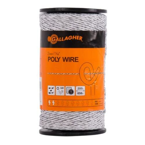 Poly Wire White - 200M