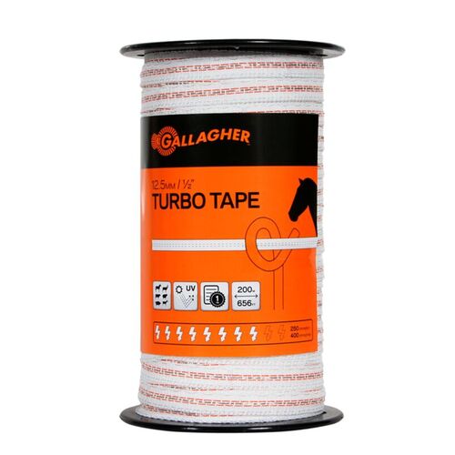 Turbo Tape White - 1-2"