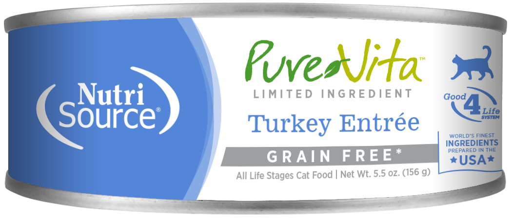 Pure Vita Grain Free Turkey Entree