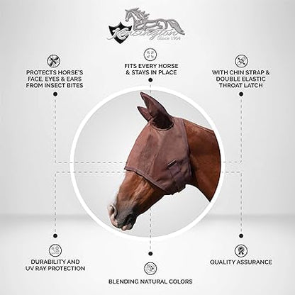 Natural Collection Fly Mask W. No Ears