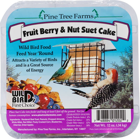 Pine Tree Fruit, Berry and Nut Suet - 311g