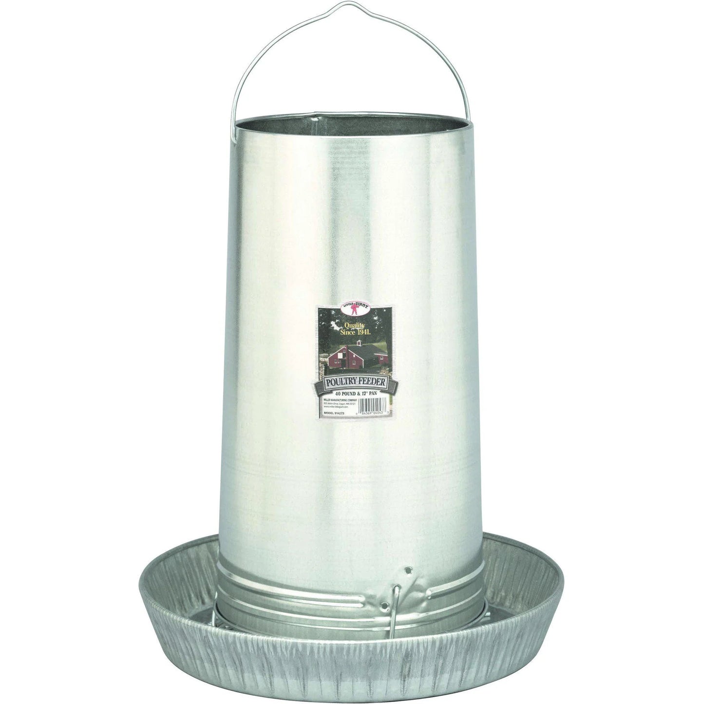 Chicken Feeder - Galvanized