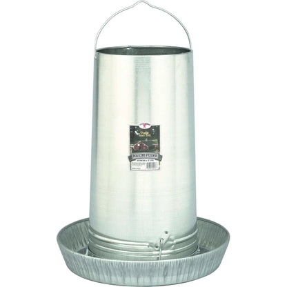 Miller Galvanized Hanging Chicken Feeder