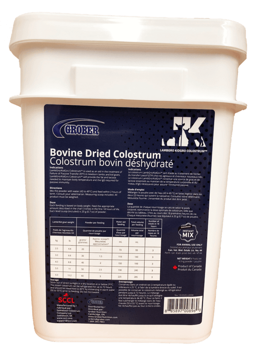 Grober Lamb Colostrum Pail - 4.9kg