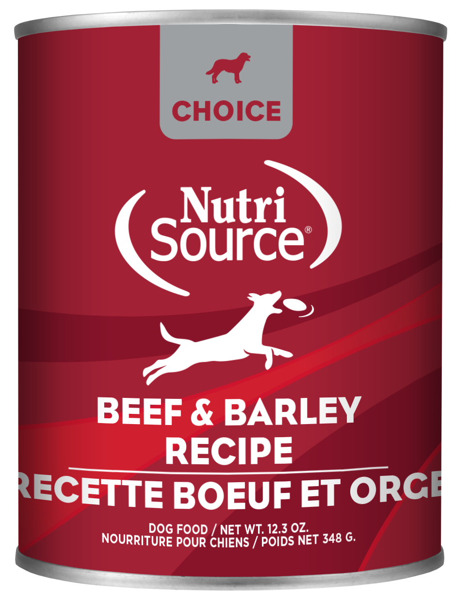 Nutri Source Choice Beef and Barley Recipe