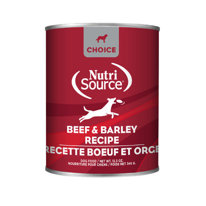 Beef and Barley Recipe Dog Cans