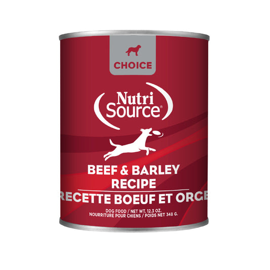 Beef and Barley Recipe Dog Cans