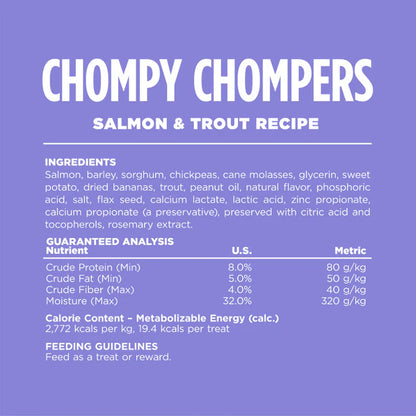 Chompy Chompers with Salmon & Trout