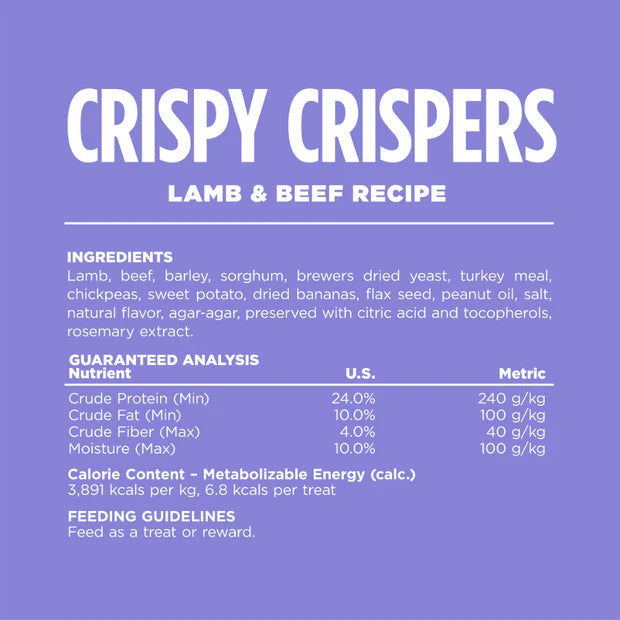 Crispy Crispers with Beef & Lamb