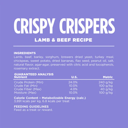Crispy Crispers with Beef & Lamb