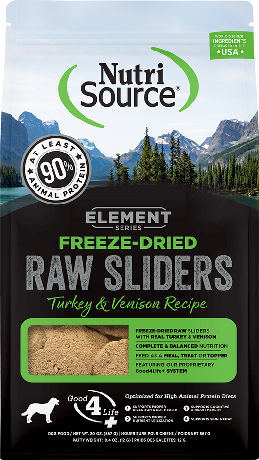 Turkey & Venison Freeze-Dried Raw Slider