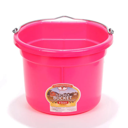 Miller Flat Back Plastic Bucket