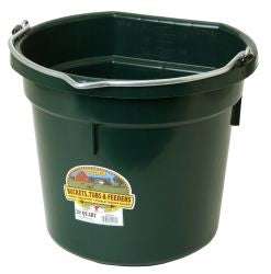 Miller Plastic Flat Back Bucket - 20qt