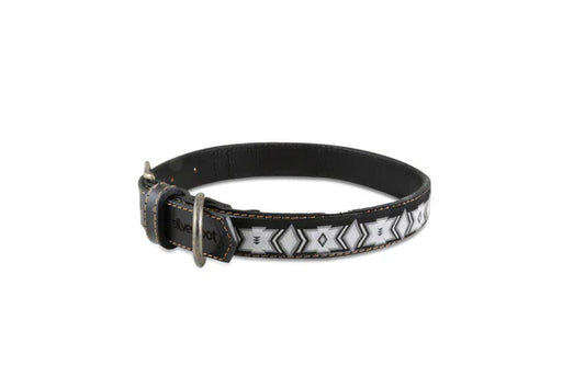 Dog Leather Collar - Small 1" Width