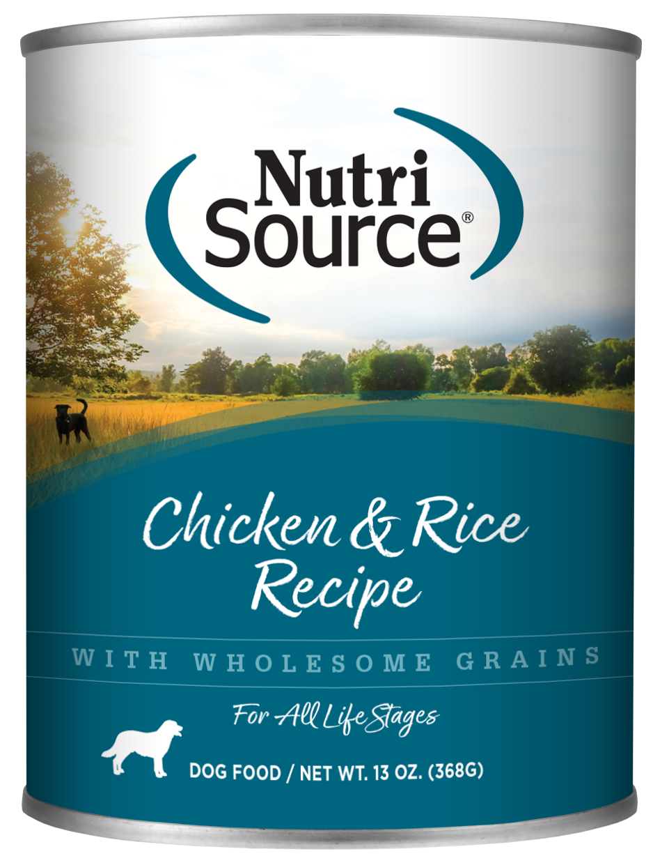 Nutri Source Dog Chicken & Rice Wet Food - 12.3oz