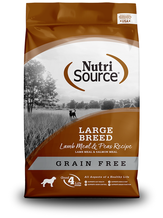 Nutri Source Grain Free Large Breed Lamb - 26lb