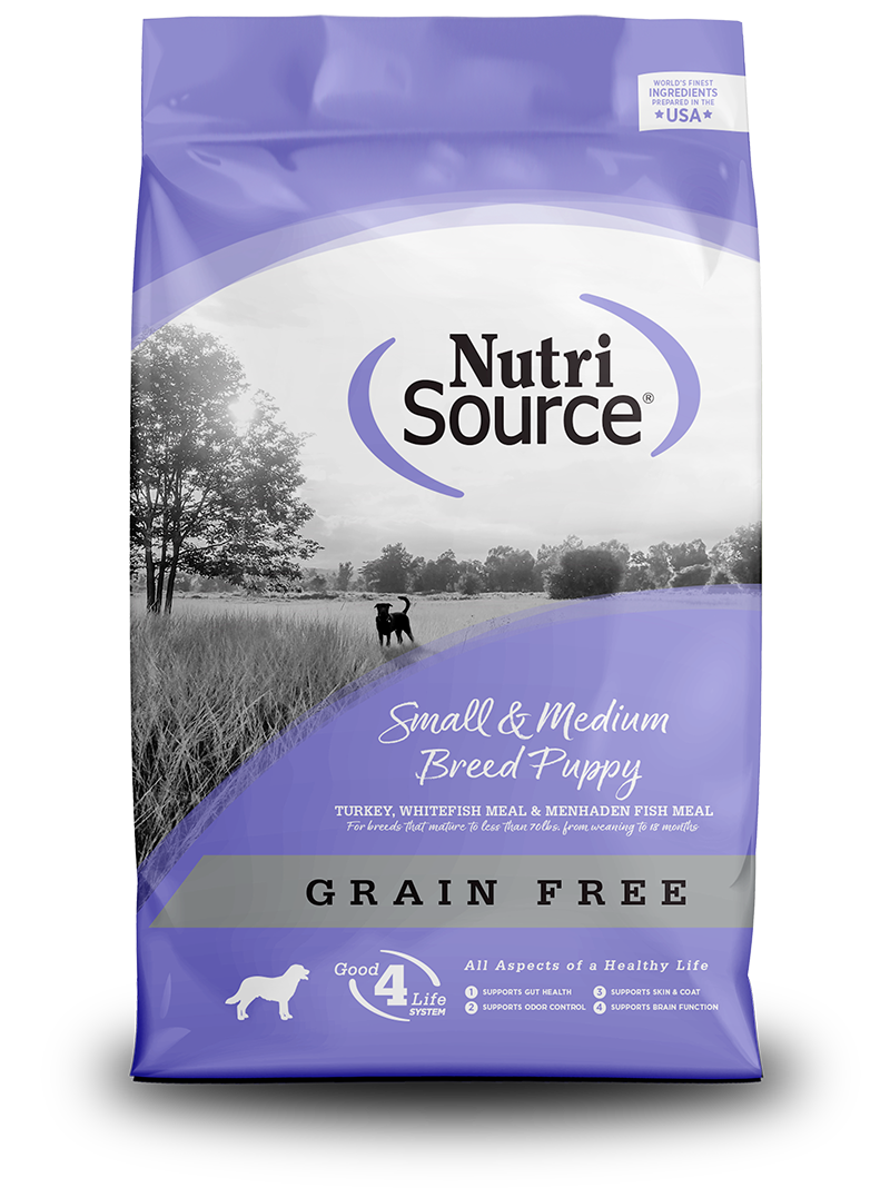 Nutri Source Small/Medium Breed Puppy Turkey & Fish