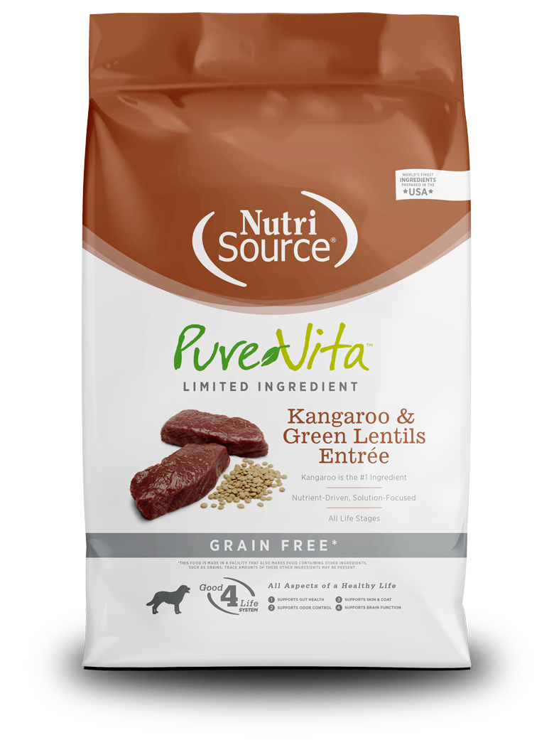 Pure Vita Grain Free Kangaroo & Green Lentils