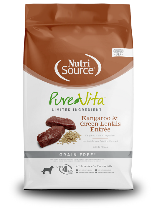 Pure Vita Grain Free Kangaroo & Green Lentils