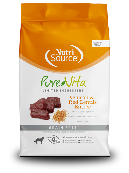 Pure Vita Grain Free Venison & Red Lentils