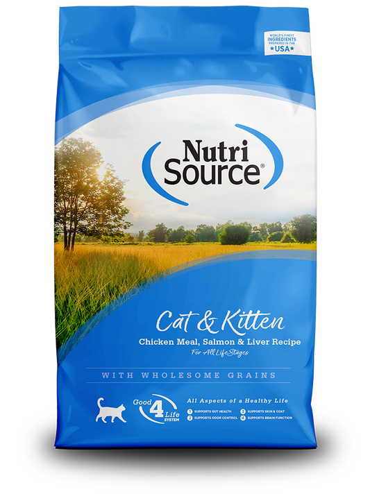 Nutri Source Cat/Kitten Chicken Meal, Salmon & Liver