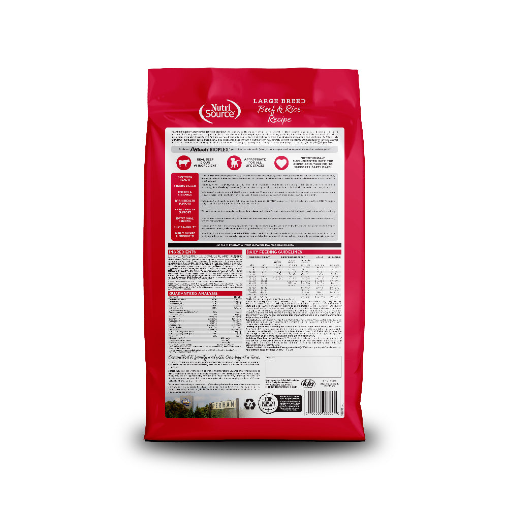 Large Breed Adult Beef & Rice
